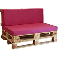 Los mejores  - Respaldo de Espuma enfundado en Malva para Sofá Palet
